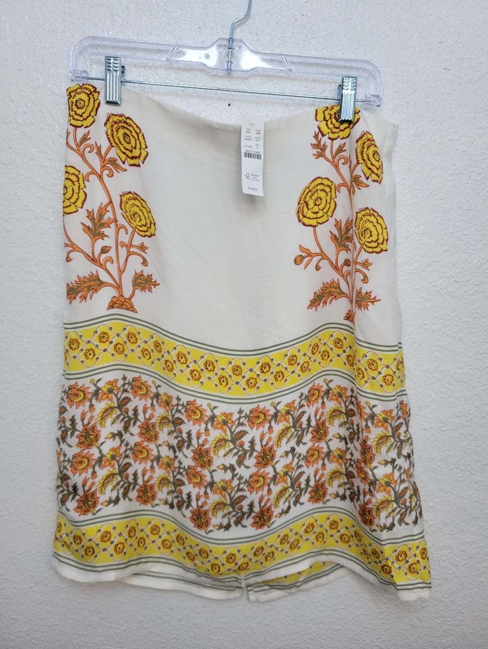 J Crew Knee-length skirt in sunset rose block print CK635 NWT Size 8 - Picture 4 of 8